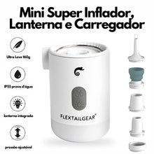 Carregar imagem no visualizador da galeria, Mini Super Inflador, Lanterna e Carregador