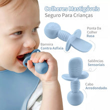 Carregar imagem no visualizador da galeria, Kit Refeição Completo em Silicone para Bebês