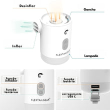 Carregar imagem no visualizador da galeria, Mini Super Inflador, Lanterna e Carregador
