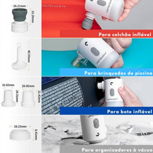 Carregar imagem no visualizador da galeria, Mini Super Inflador, Lanterna e Carregador
