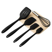 Carregar imagem no visualizador da galeria, Kit 5 Utensílios de Cozinha em Silicone

