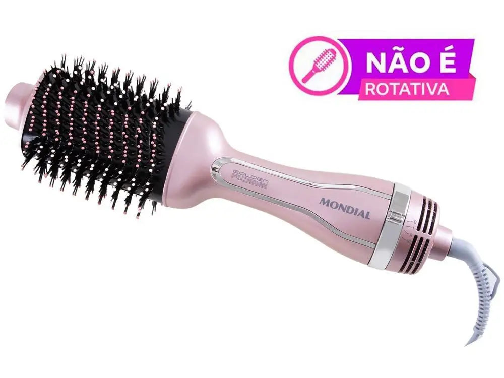 Escova Secadora 3 em 1 Golden Rose Mondial 220V