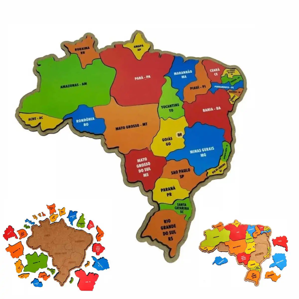Brinquedo Mapa do Brasil Interativo