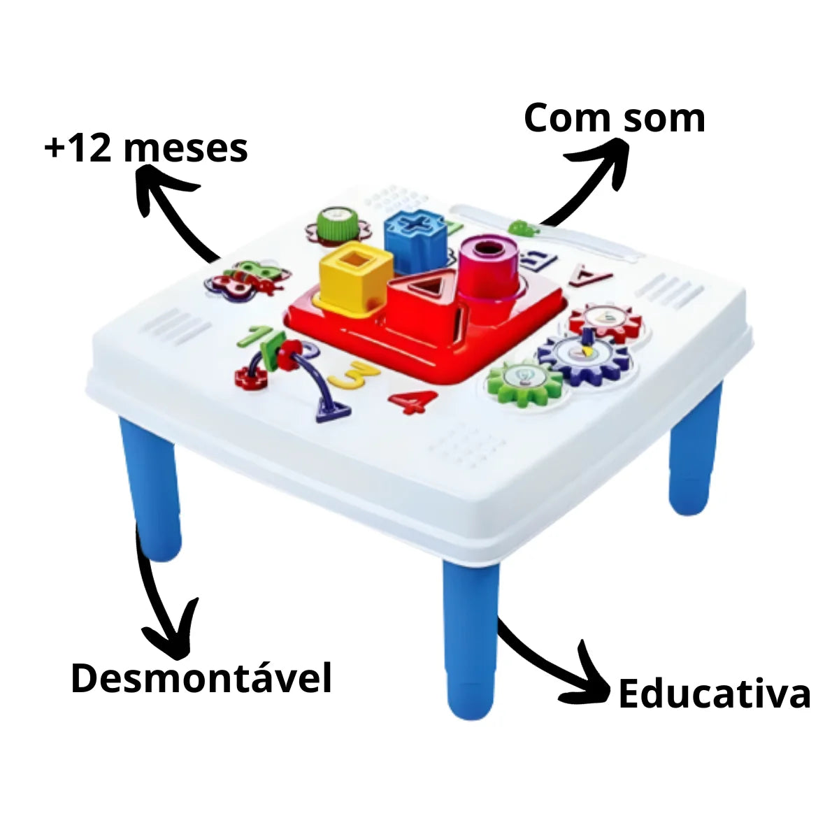 Mesa Didática Infantil Aprendizado e Diversão