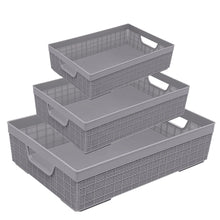 Carregar imagem no visualizador da galeria, Kit 3 Cestas Organizadoras Jaguar Jute
