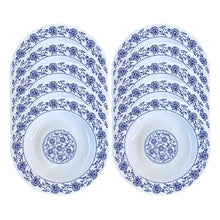 Carregar imagem no visualizador da galeria, Kit 10 Pratos Fundos em Melamina Portuguesa
