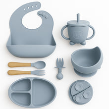 Carregar imagem no visualizador da galeria, Kit Refeição Completo em Silicone para Bebês
