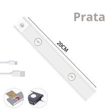 Carregar imagem no visualizador da galeria, Lâmpada LED Recarregável Sensor de Movimento
